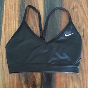 Nike black sports bra